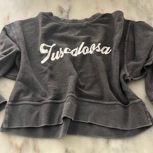 Alabama Tuscaloosa cropped sweatshirt small